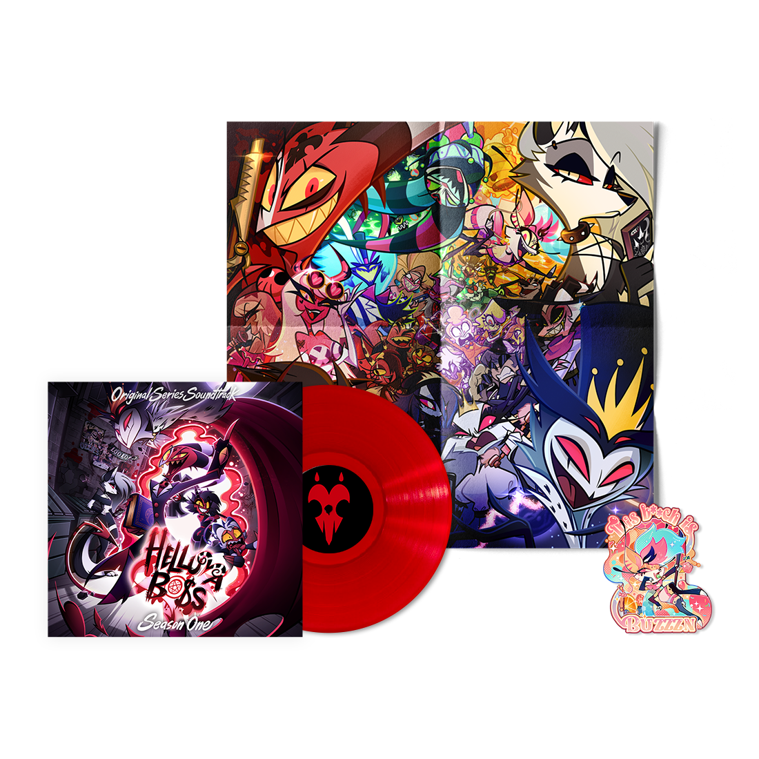 Helluva Boss: Season 1 (Original Soundtrack) - Imp Red Clear Vinyl