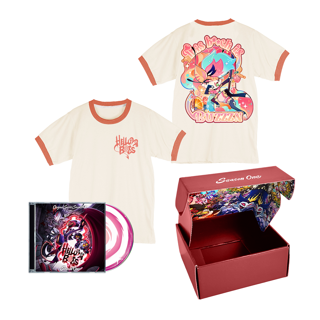 Helluva Boss: Season 1 (Original Soundtrack) - T-Shirt Box Set