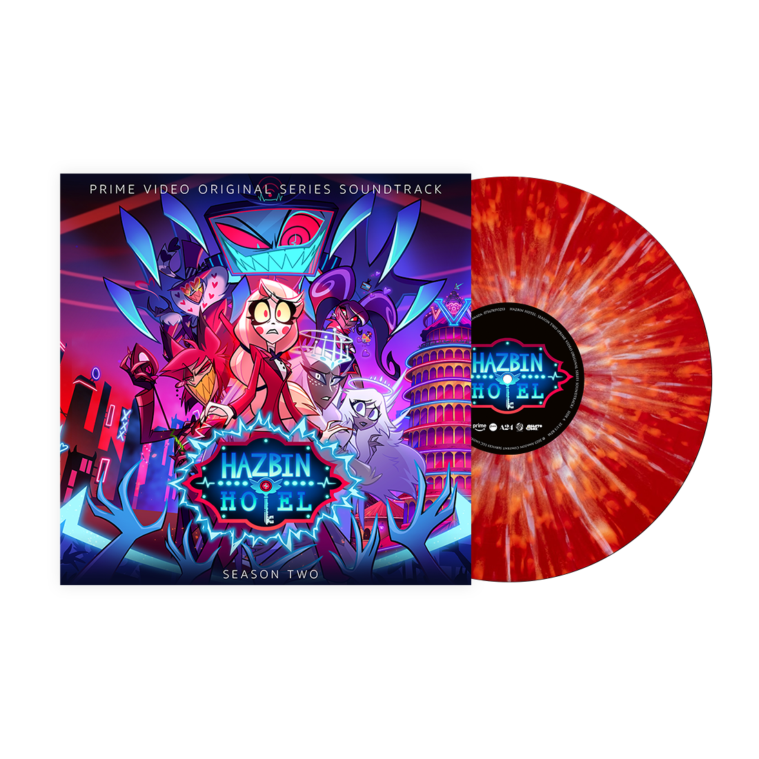 Hazbin Hotel: Season Two (Original Soundtrack) - Hazbin Splatter Vinyl